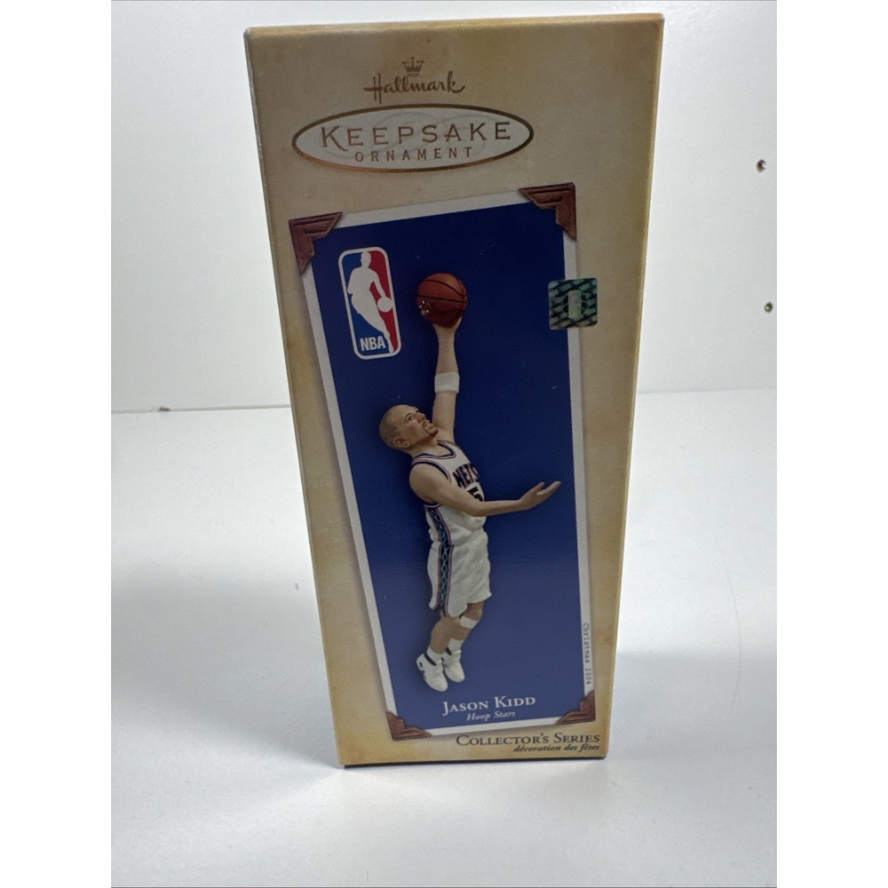 Hallmark Keepsake "Jason Kidd - NBA Brooklyn Nets" 2004 Ornament NEW